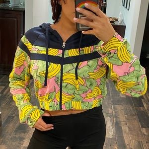 JUICY COUTURE CROPPED HOODIE